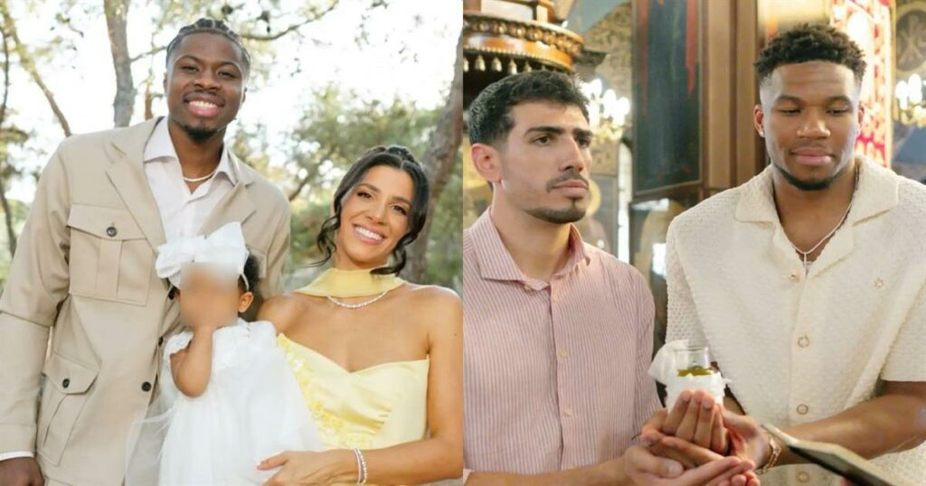 Χαρές για την οικογένεια Αντετοκούνμπο: Ο «Greek Freak» βάφτισε την κόρη του αδερφού του, Κώστα