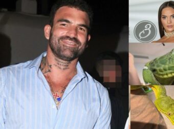 Δημήτρης Αλεξάνδρου: Έδωσε στο φίδι του το όνομα της συντρόφου του – Δείτε την αντίδρασή της