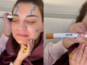 Ελίνα Παπίλα: Άφησε την κόρη της να κάνει πειράματα στο πρόσωπο της και ιδού το αποτέλεσμα – Βίντεο