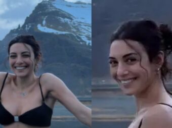 Μοναδική Ευγενία Σαμαρά: Έβαλε το μπικίνι της και βούτηξε στους -3 °C, εικόνες που «κόβουν την ανάσα»