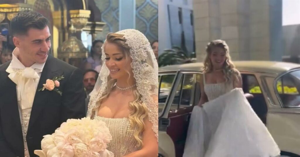 Φειδίας Παναγιώτου – Στυλιάνα Αβερκίου: Παντρεύτηκαν! Βίντεο από τον παραμυθένιο γάμο τους