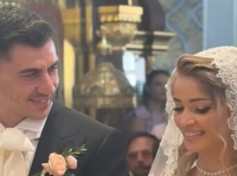 Φειδίας Παναγιώτου – Στυλιάνα Αβερκίου: Παντρεύτηκαν! Οι πρώτες εικόνες από τον παραμυθένιο γάμο τους