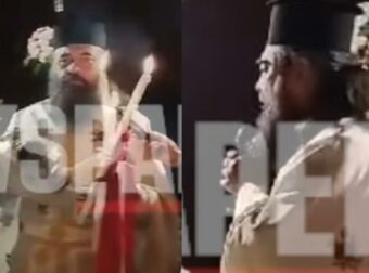 Χίλια μπράβο: Η στιγμή που ιερέας στην Μαγνησία διακόπτει την Ακολουθία της Αναστάσεως για έναν πολύ συγκινητικό λόγο (Βίντεο)