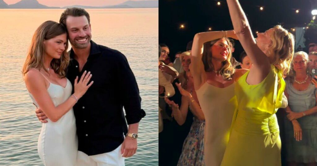 Μπαλατσινού: Τα «έσπασε» στο wedding party της κόρης της! Χόρεψε ζεϊμπέκικο για τα μάτια της Αμαλίας – Δίπλα της ο Κωστόπουλος (Βίντεο)