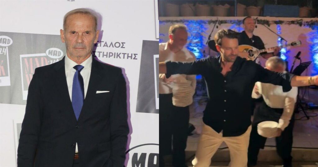 Κωστόπουλος: Συγκινημένος στο pre wedding party της Αμαλίας – Έσπασε πιάτα στον γαμπρό όταν χόρεψε ζεϊμπέκικο (Βίντεο)