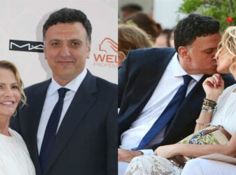 Τζένη Μπαλατσινού – Βασίλης Κικίλιας:  Το «καuτό» φιλί σε επίδειξη μόδας (Φωτογραφίες)