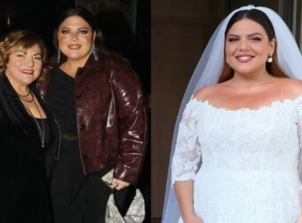 Δανάη Μπάρκα: Όλα τα βλέμματα πάνω στην Βίκυ Σταυροπούλου! Η εντυπωσιακή εμφάνιση στον γάμο της κόρης της (Φωτογραφίες)