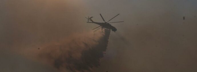 Δορυφορική αποτύπωση της φωτιάς στη Δυτική Αττική – Οι δύο περιοχές που παραμένουν σε πύρινο κλοιό