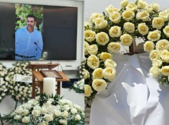 Αριστοτέλης Δαμίγος: Το «ύστατο χαίρε» στον Έλληνα σύνδεσμο του ελικοπτέρου που έπεσε στην Ψάθα