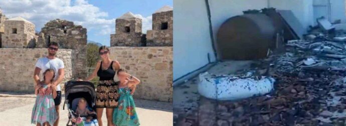 Πούλησαν τα πάντα για μια νέα ζωή στην Ελλάδα: Η φωτιά έκανε στάχτη το σπίτι τους λίγες ημέρες πριν μετακομίσουν (Φωτογραφίες)