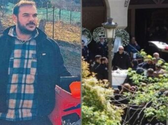 «Ράγισαν» και οι πέτρες: Είπαν το τελευταίο αντίο στον αδικοχαμένο αστυνομικό που σκοτώθηκε στο Πασαλιμάνι (video)