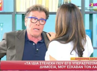 Παπανώτας κατά ΣΥΡΙΖΑ: «Είναι ανήθικο που με απέπεμψαν, καλή τους χώνεψη»