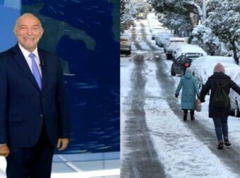 Ψυχρό σοκ από τον Τάσο Αρνιακό: «Πολικός αεροχείμαρρος! Τα χιόνια σκάνε από…»