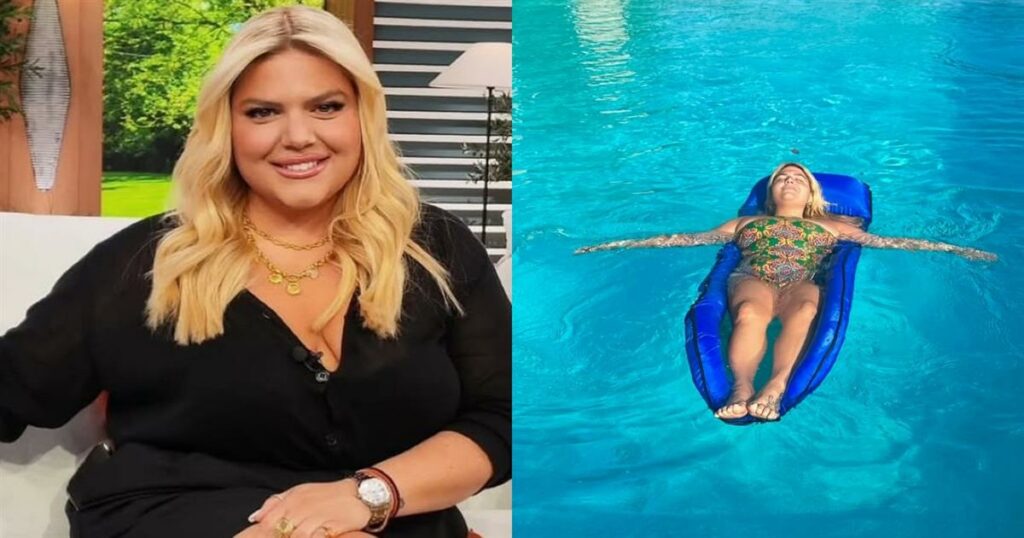 Δανάη Μπάρκα: Από το σανίδι στην… πισίνα – Η φωτό με μαγιό λίγο πριν την αποψινή παράσταση