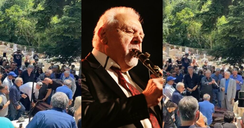 Πετρολούκας Χαλκιάς: Ανατριχίλα στην κηδεία του – Με κλαρίνα και μοιρολόγια το τελευταίο του «αντίο»