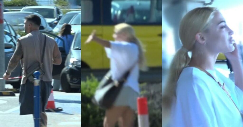 Τούνη: Η στιγμή που συναντήθηκε με τον Αλεξάνδρου στο αεροδρόμιο – Οι δηλώσεις της στην κάμερα