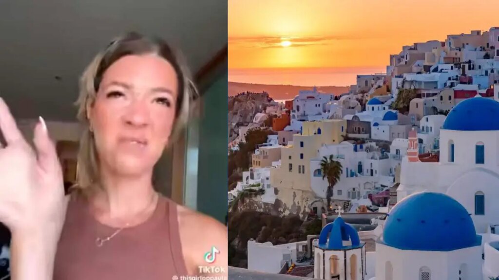«Ειλικρινά αυτό ήταν το χειρότερο νησί που έχω βρεθεί, το χειρότερο μέρος, την μίσησα»: Τσέχα TikToker ξεφτιλίζει την Σαντορίνη!