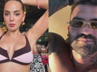 Ρία Ελληνίδου – Δημήτρης Αλεξάνδρου: Με το μαγιό τους στη βροχή σε παραλία του Πουκέτ (Βίντεο)