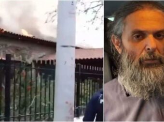 Πύρινη κόλαση στη Λιοσίων: Στις φλόγες η αποθήκη της Εκκλησίας του «Youtuber ιερέα» – Κατέρρευσε η σκεπή