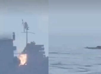 Κυκλοφορεί βίντεο με Ιρανικό Drone να χτυπάει πλοίο υποστήριξης των Αμερικανών