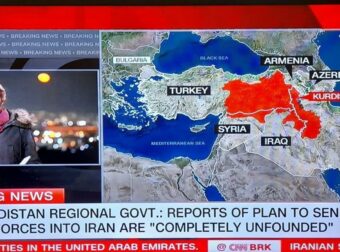 «Τρελάθηκαν» οι Τούρκοι με τον χάρτη του Κουρδιστάν στο CNN – Σφοδρές αντιδράσεις από την Άγκυρα
