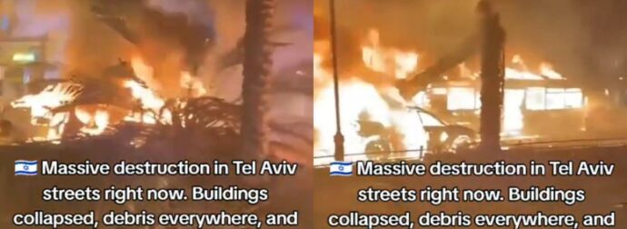 Νύχτα κόλαση στο Τελ Αβίβ από πυραύλους του Ιράν που χτύπησαν το κέντρο της πόλης