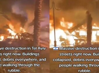 Νύχτα κόλαση στο Τελ Αβίβ από πυραύλους του Ιράν που χτύπησαν το κέντρο της πόλης