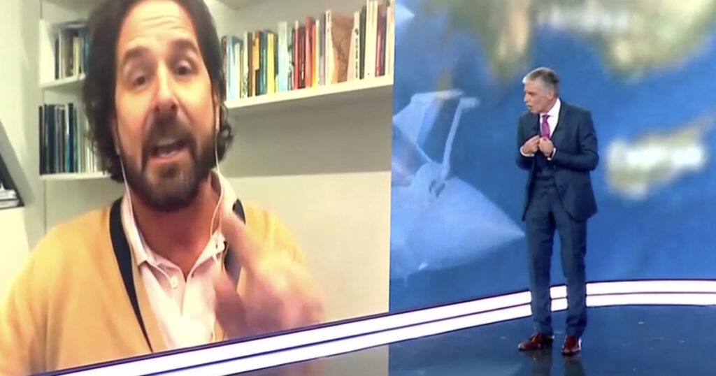 Χαμός στον αέρα του Live News: «Φτιάχνετε πολεμικά σενάρια κύριε Ευαγγελάτο, είστε επικίνδυνος!»