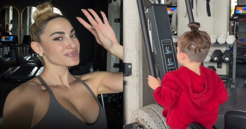 Ιωάννα Τούνη: Στο γuμναστήριο με τον μικρό Πάρη – Σκαρφάλωσε σε όλα τα όργανα