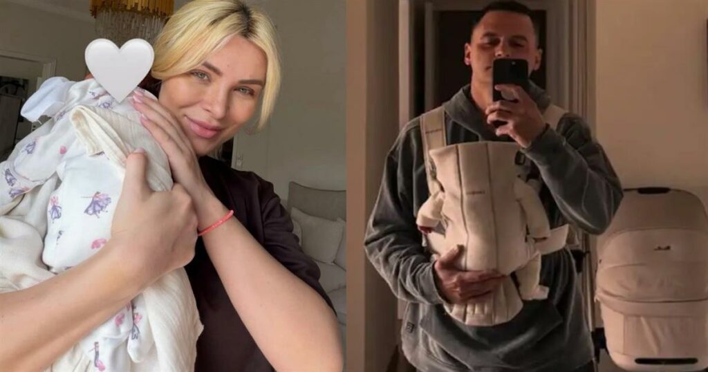 Τρισευτυχισμένη η Κατερίνα Καινούργιου: Νέο συγκινητικό βίντεο με το μωρό της και η selfie του Παναγιώτη Κουτσουμπή