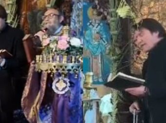 Ο Στράτος Τζώρτζογλου σε κατανυκτική στιγμή στη Ρόδο – Απήγγειλε το Πιστεύω σε εκκλησία (Βίντεο)