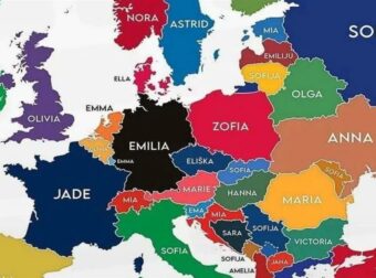 Αυτά είναι τα πιο δημοφιλή ονόματα κοριτσιών στην Ευρώπη – Ποιο όνομα κυριαρχεί στην Ελλάδα;