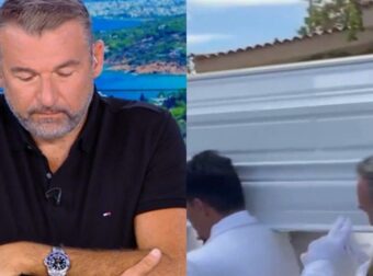 Κηδεία Μαστροκώστα: Κατέρρευσε ο Λιάγκας όταν είδε το φέρετρό της – «Νιώθω ότι είναι κάπου η Γωγώ και βλέπει»###