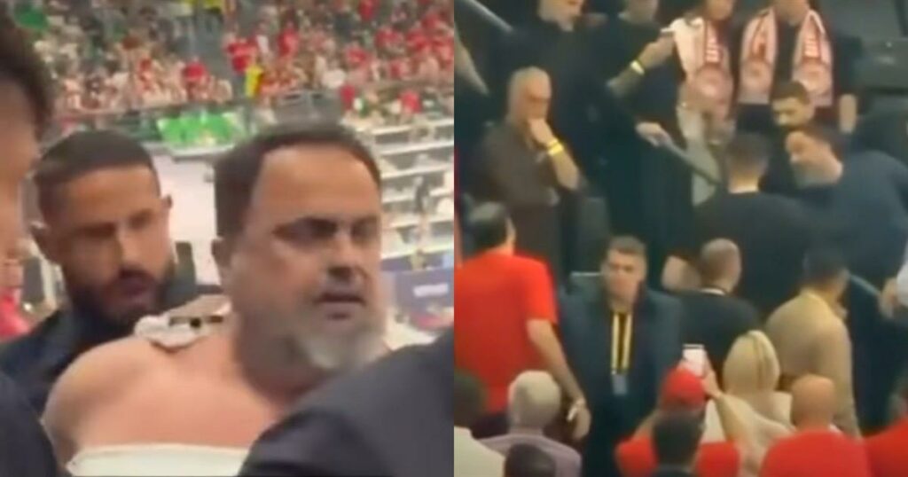 Ο διάλογος “γαλλικών” Μαρινάκη με Δημητριάδη και οι φάπες! Τα βίντεο φωτιά
