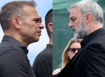 Κηδεία Μαστροκώστα: Συγκινεί η κίνηση του Νικολαΐδη στον Δέλλα – Ποιοι πρώην συμπαίκτες έδωσαν το «παρών» (Βίντεο)###
