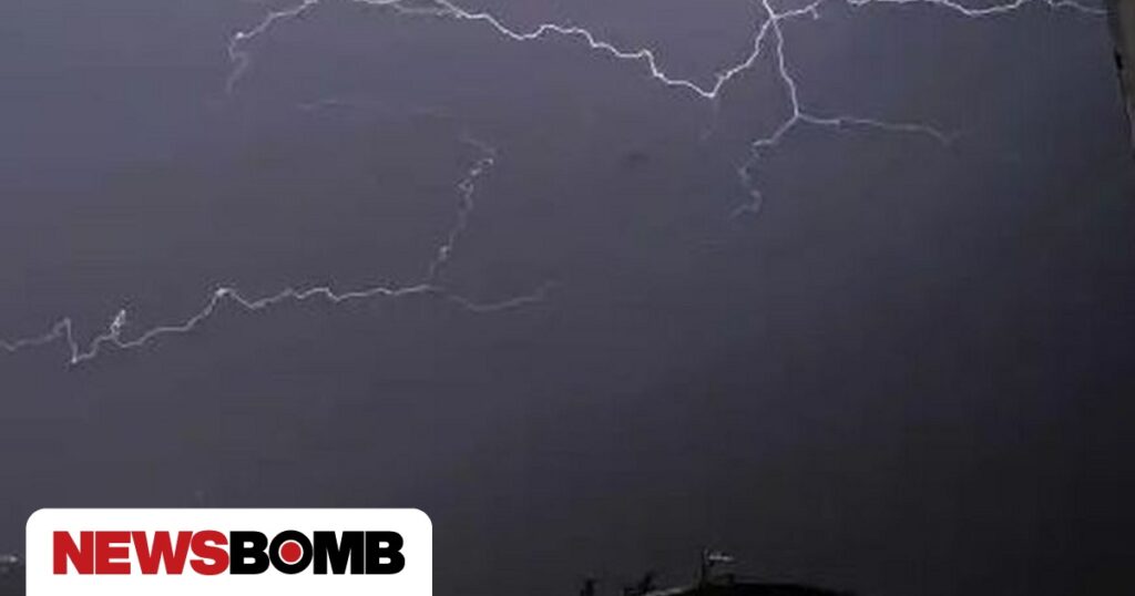Κακοκαιρία: Περισσότεροι από 100.000 κεραυνοί έχουν πέσει σε ολόκληρη τη χώρα###