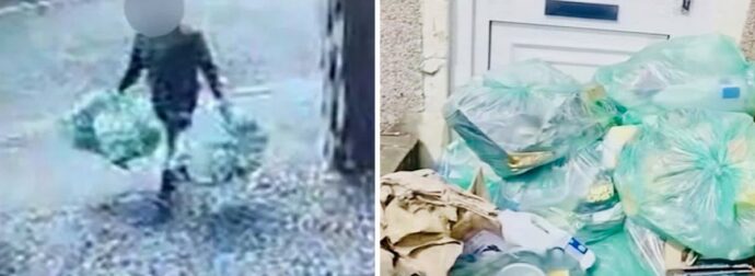 Πέταγε τα σκουπίδια του στην είσοδο πολυκατοικίας – Η απίθανη εκδίκηση όταν τον κατάλαβαν (video)
