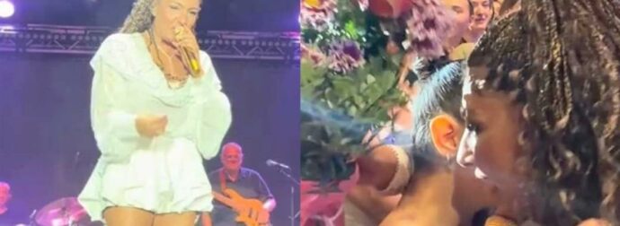Έλενα Παπαρίζου: Κατέβηκε από τη σκηνή σε συναυλία της για να αγκαλιάσει θαυμάστριά της που ξεπέρασε σοβαρό πρόβλημα υγείας
