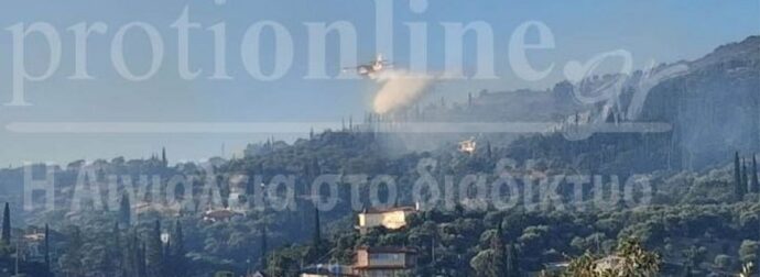 Αίγιο: Βελτιωμένη η εικόνα της φωτιάς – Καίγονται ελαιώνες και αγροτοδασικές εκτάσεις###