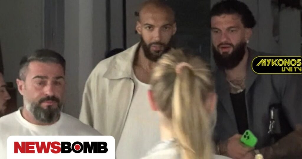 Μύκονος: Οι «γίγαντες» του NBA και της EuroLeague Rudy Gobert και Vincent Poirier στα Ματογιάννια
