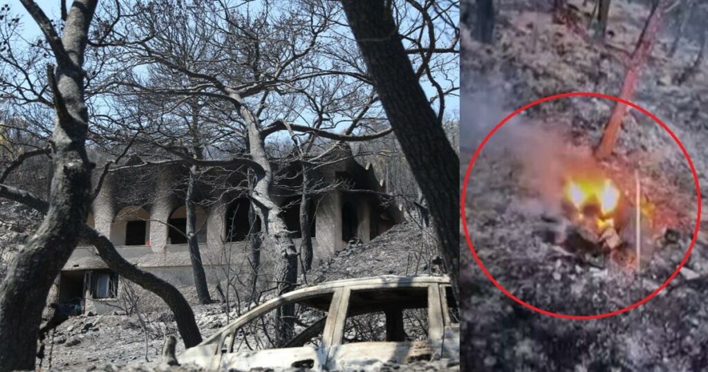 Φωτιά με νεκρούς στη Σαλαμίνα: Για Εμπρησμό μιλάνε οι κάτοικοι – Το μαύρο ΙΧ και ο μηχανισμός στο δάσος – «Το πέταξε και σε κλάσματα δευτερολέπτου άρπαξε» (video)