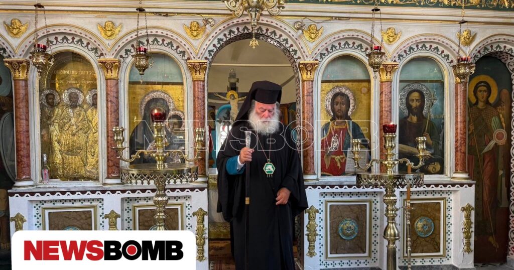 Συγκίνηση στη Μονή Αγίου Μηνά: Ο Πατριάρχης Αλεξανδρείας Θεόδωρος Β΄ στο Μουσείο της Σφαγής της Χίου