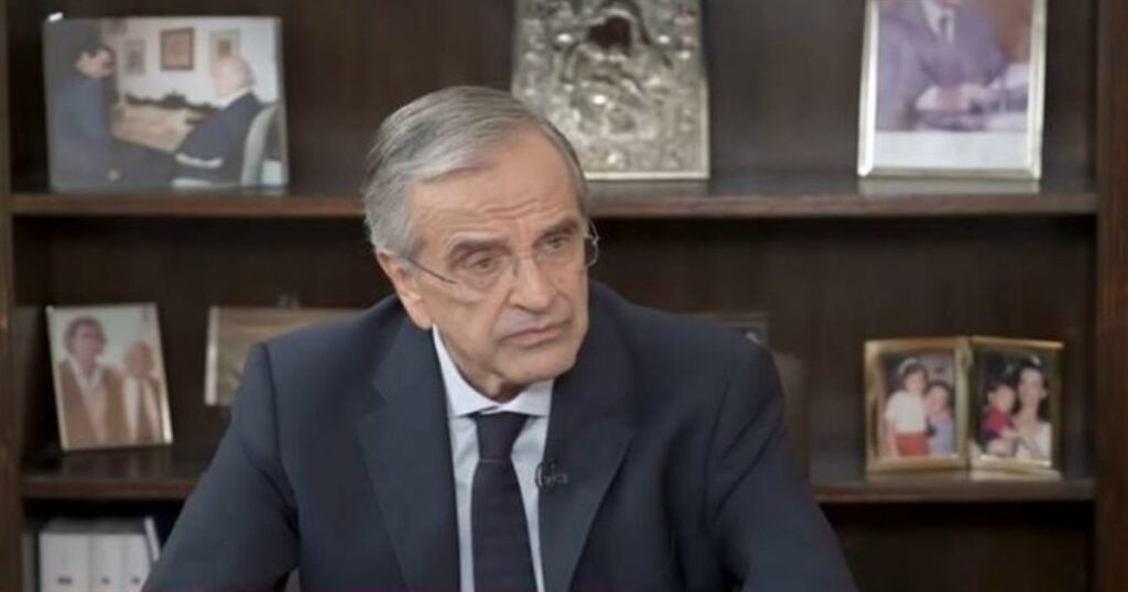 Αντώνης Σαμαράς: «Καταγάλανα» τα ψηφοδέλτιά του – Ντινόπουλος, Σαλμάς, Παναγιωτόπουλος και Τζαβάρας στο υπό ίδρυση κόμμα