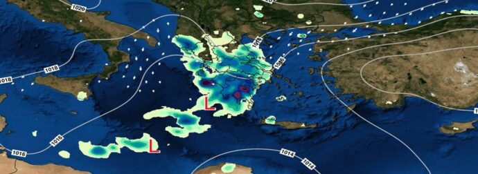 Οι χάρτες της νέας κακοκαιρίας – Πορτοκαλί προειδοποίηση της ΕΜΥ για βροχές και καταιγίδες